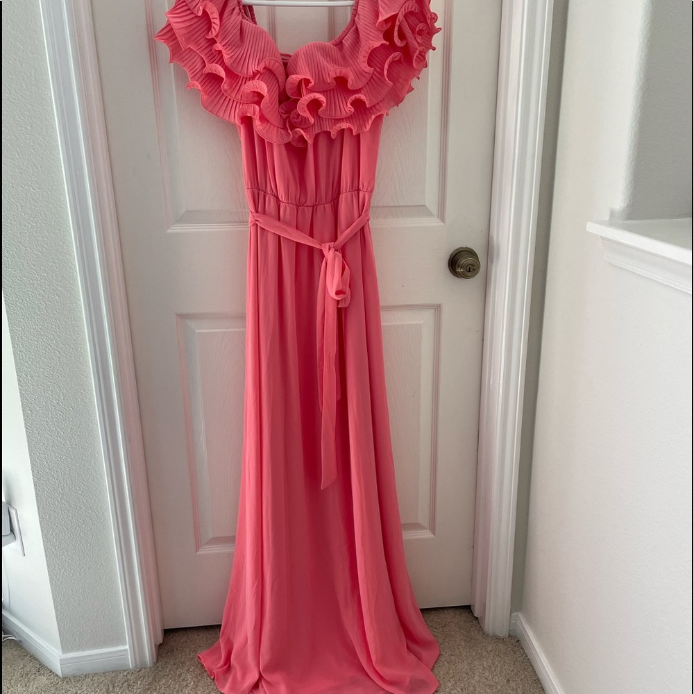 Perfectly Priscilla Boutique Corral/Pink Dress Size 2X 16/18